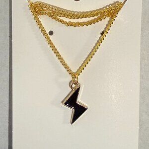 Black Lightning Necklace